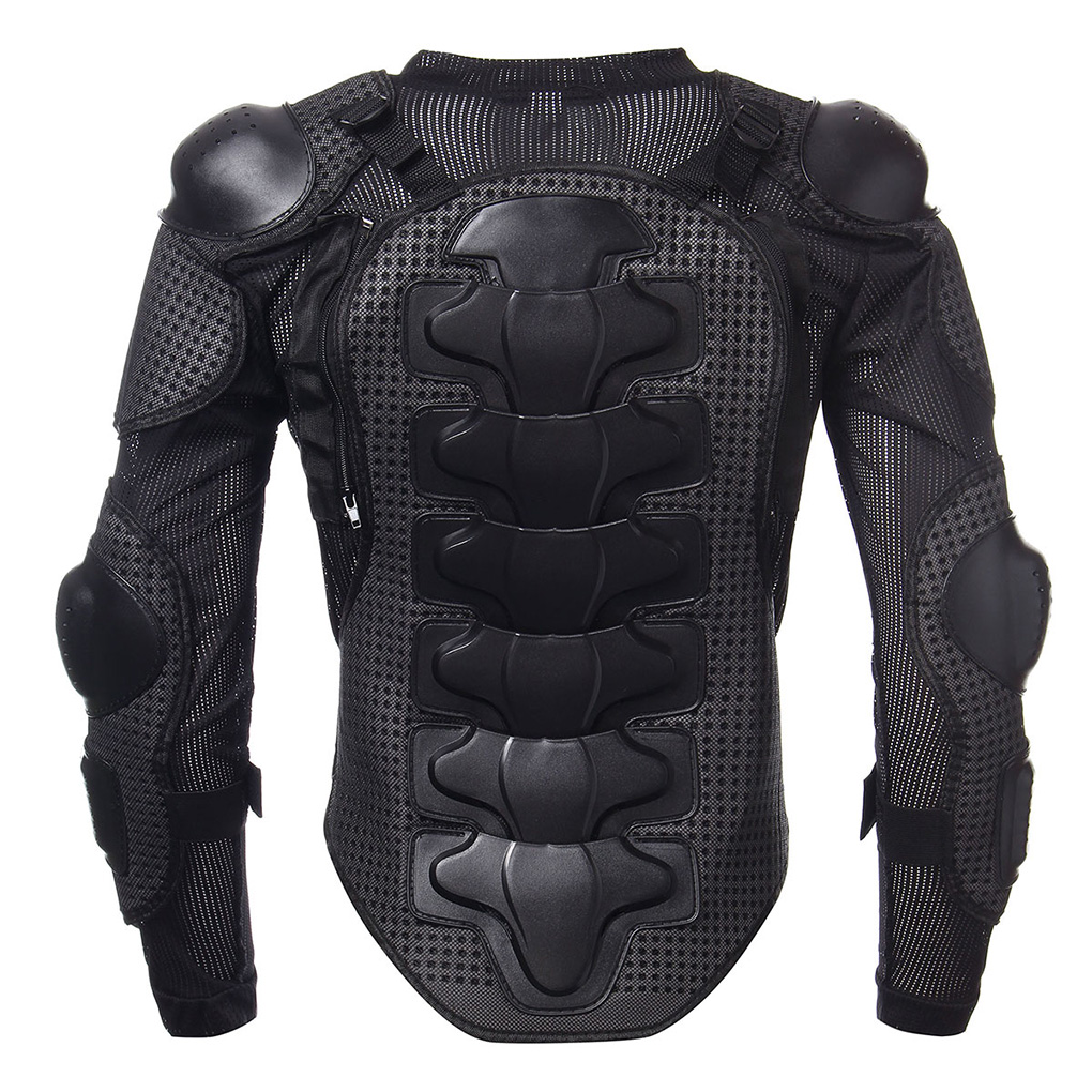 Motorcycle Gear Jacket - รถจักรยานยนต์ป้องกันเกียร์ขี่เสื้อเกราะกระดูกสันหลังไหล่Full BODY