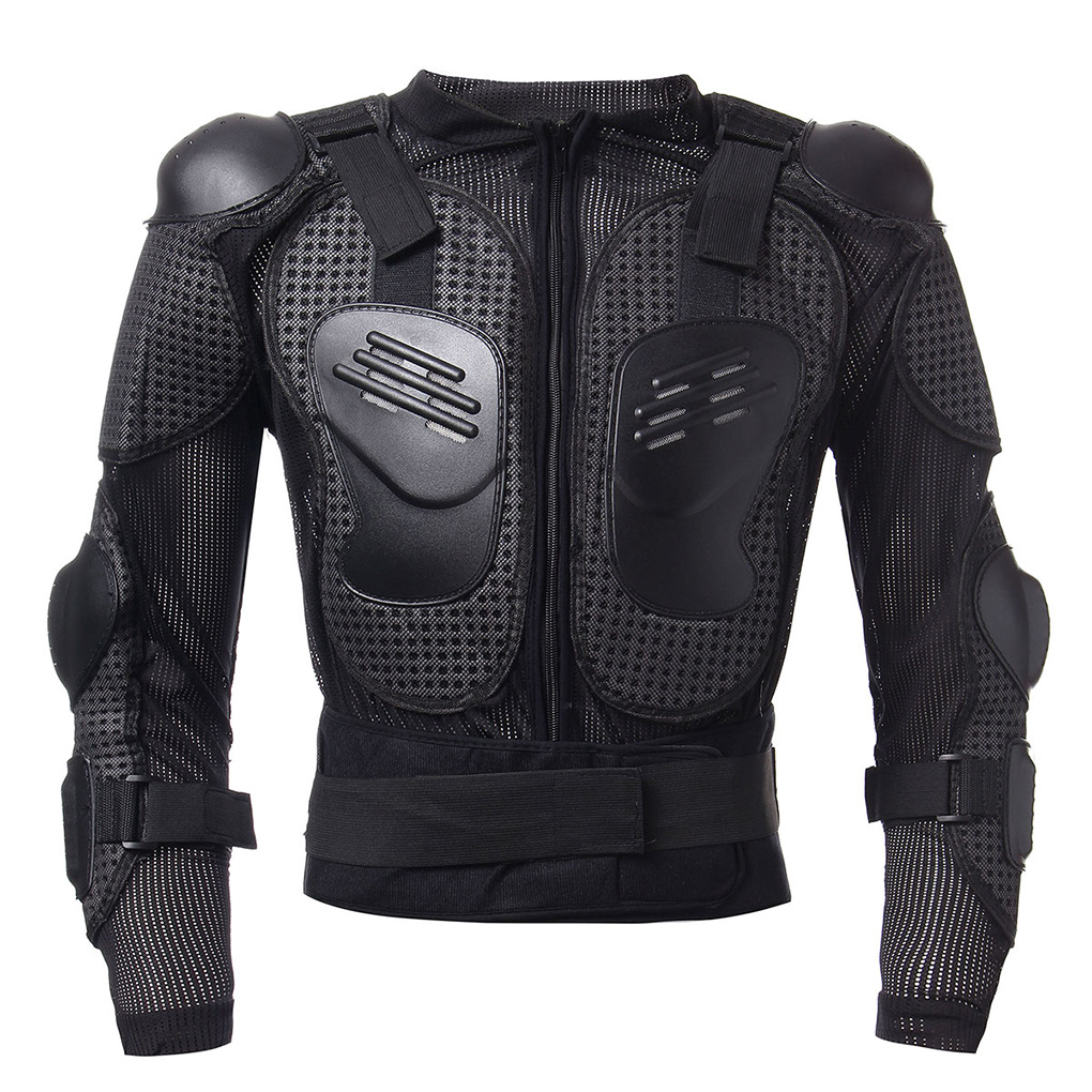 Motorcycle Gear Jacket - รถจักรยานยนต์ป้องกันขี่เกียร์แจ็คเก็ตเกราะกระดูกสันหลังไหล่หน้าอกเต็มร่างกาย
