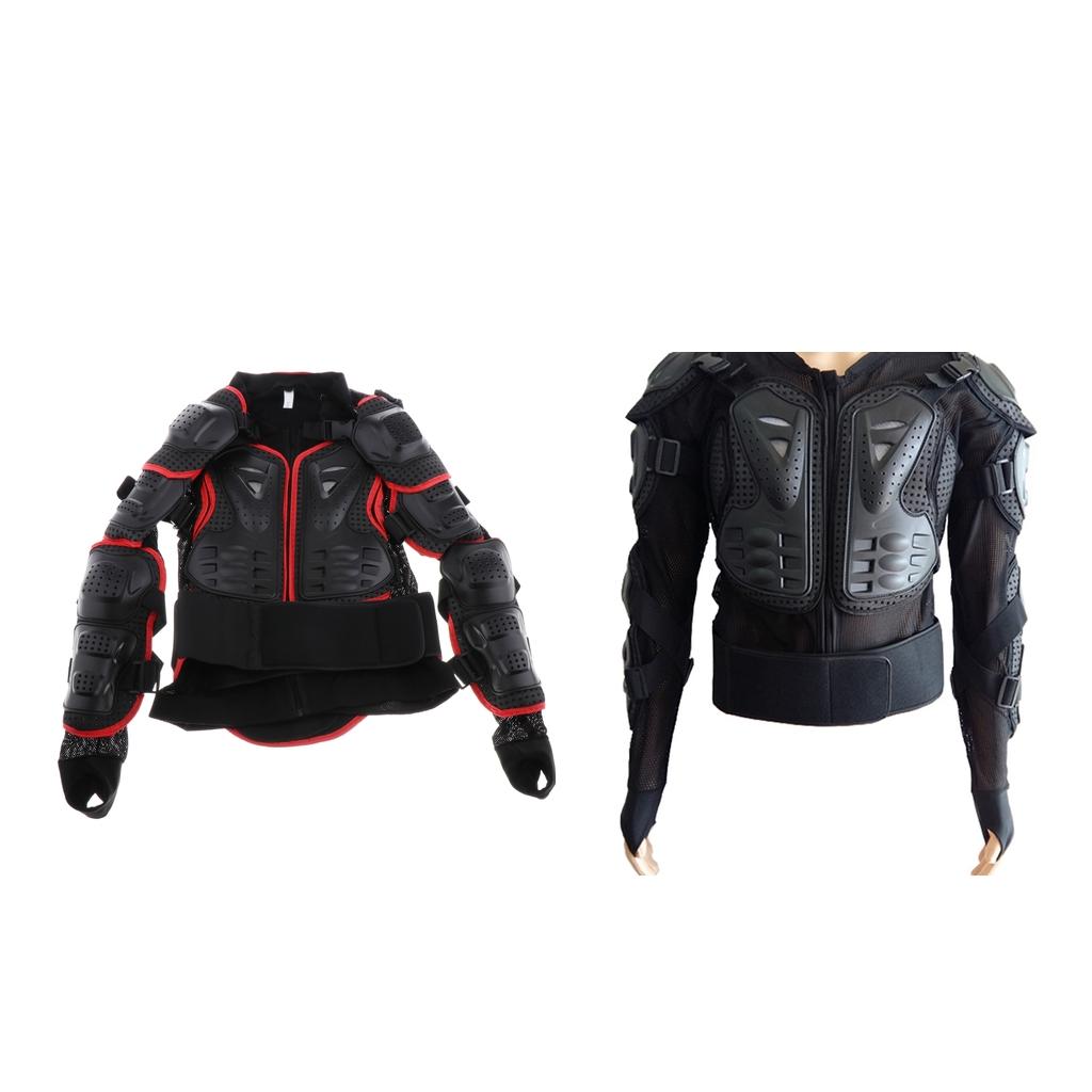 Motorcycle Gear Jacket - เสื้อเกราะป้องกันกระดูกสันหลังและหน้าอก วัสดุตาข่ายซับแรงกระแทก สำหรับขี่มอเตอร์ไซค์ เล่นสกี และปั่นจักรยาน