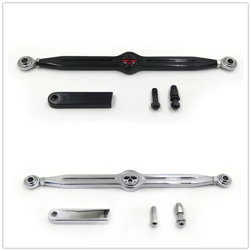 Motorcycle Gear Brand - อะไหล่รถจักรยานยนต์ ชุดเชื่อมต่อเกียร์สีดำลายหัวกะโหลก สำหรับฮาร์เลย์ เดวิดสัน โร้ด คิง