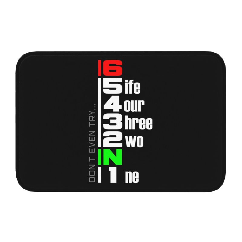 Motorcycle Gear Kitchener - CUSTOM รถจักรยานยนต์เกียร์ 65432N พรมเช็ดเท้า Anti-SLIP มอเตอร์ไซด์