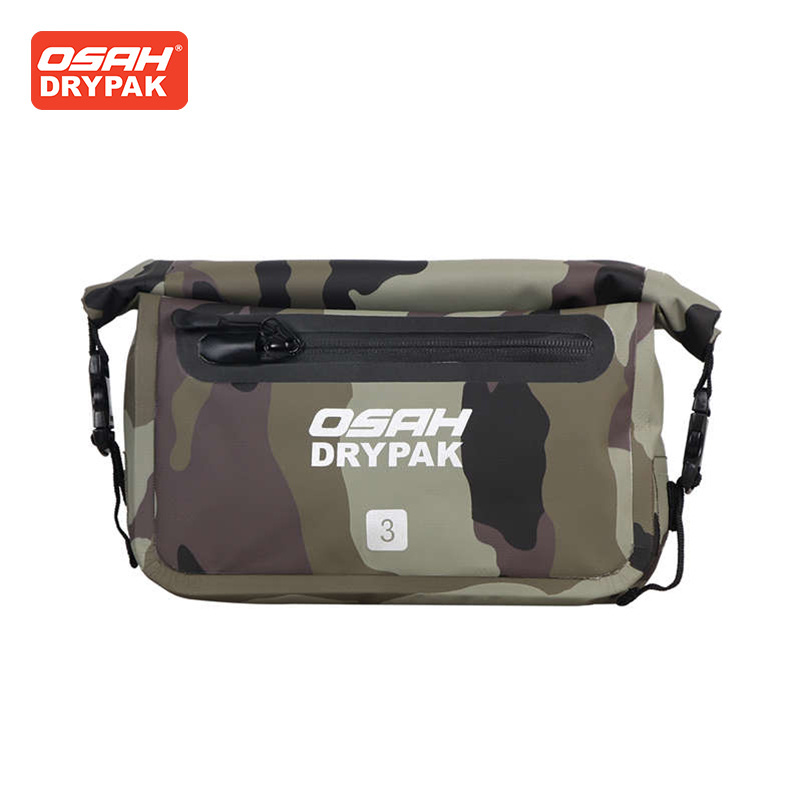 Motorcycle Gear Companies - OSAH Camouflage กระเป๋ารถจักรยานยนต์ 3L แฟชั่นกลางแจ้งกันน้ําเอวกระเป๋าชายหาดเดินป่าตั้งแคมป์ท่องเที่ยวชุดเครื่องมือ Ridng