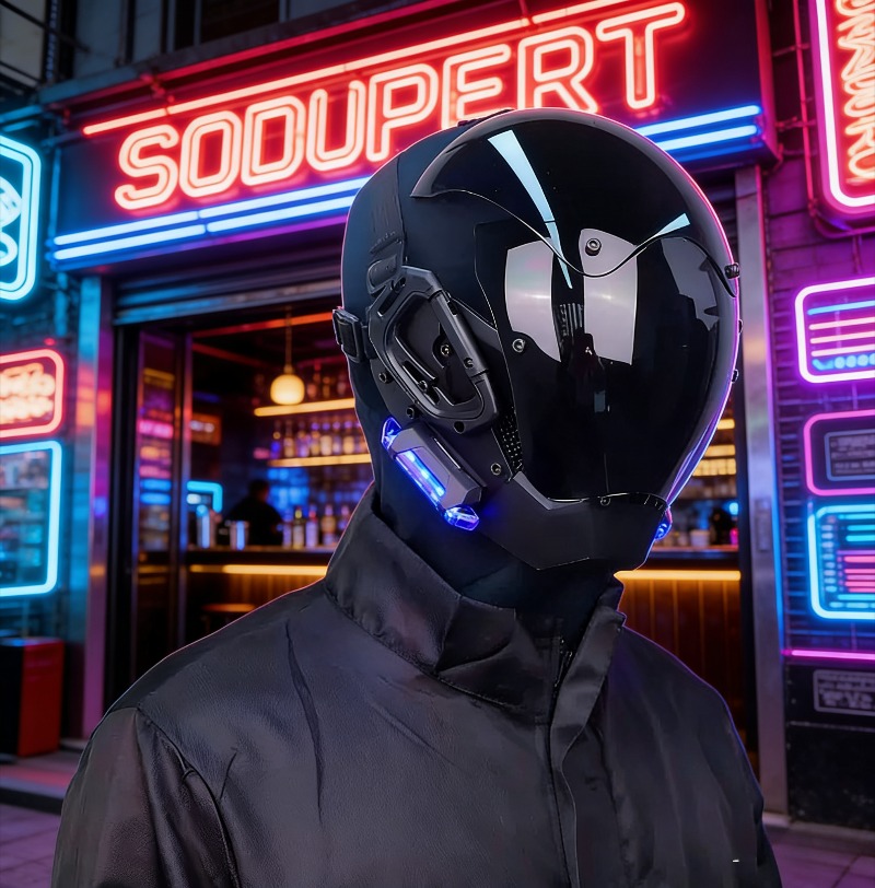 หน้ากากหมวกกันน็อคสไตล์ไซเบอร์ - Helmet Full Face บทวิจารณ์และราคา