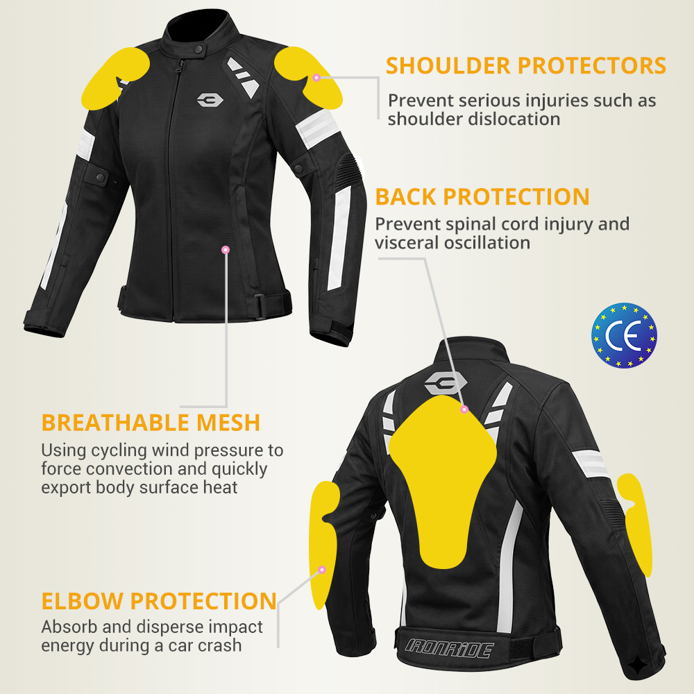 เสื้อแจ็คเก็ตมอเตอร์ไซค์สำหรับ - Motorcycle Wearing Gear บทวิจารณ์และราคา